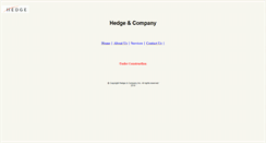 Desktop Screenshot of hedgeco.com