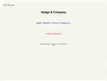 Tablet Screenshot of hedgeco.com